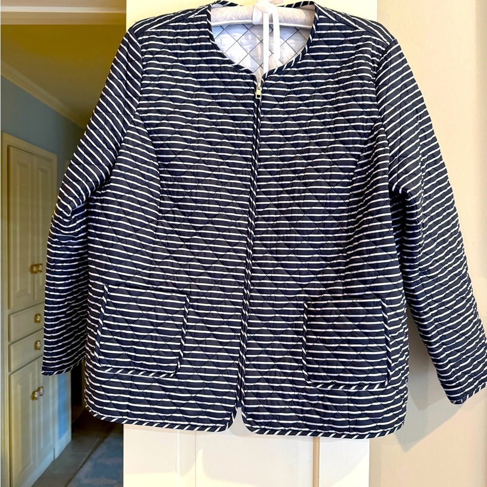 Sporty lightweight quilted jacket